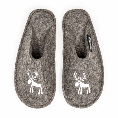 Filzpatschen aus Tirol Prachtstück Wolle Steinschaf Hirsch Design