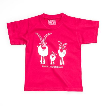 T Shirt Kinder Steinbock Tirol