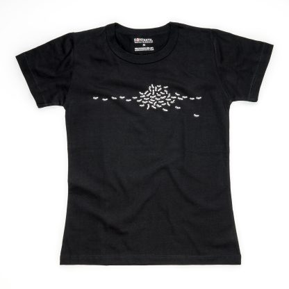 Ameisen Tirol Design T-Shirt Damen schwarz Insekt Geschenk Biologin
