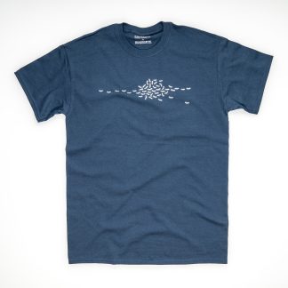 Tirol Design Ameisen blau Herren T-Shirt Insekt Geschenk für Biologe