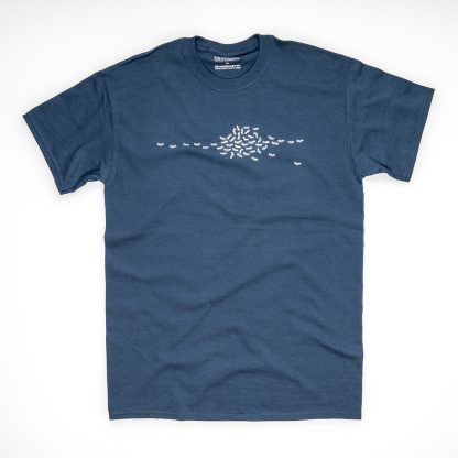 Tirol Design Ameisen blau Herren T-Shirt Insekt Geschenk für Biologe