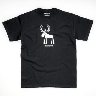Tirol Design Hirsch schwarz Herren T-Shirt für Jäger Prachtstück Geschenk