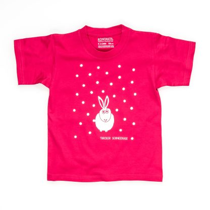 Hase T-Shirt Kind Mädchen pink Kinder Größen Tiroler Schneehase Geschenk